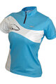 HAVEN Cycling short sleeve jersey - COMTESS - blue/white