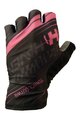 HAVEN Cycling fingerless gloves - PENNUTO - black/pink