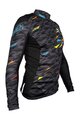 HAVEN Cycling winter long sleeve jersey - STRATO - black/multicolour