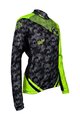 HAVEN Cycling winter long sleeve jersey - STRATO - black/light green