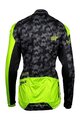 HAVEN Cycling winter long sleeve jersey - STRATO - black/light green