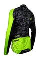 HAVEN Cycling winter long sleeve jersey - STRATO - black/light green