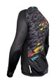 HAVEN Cycling winter long sleeve jersey - STRATO - black/multicolour