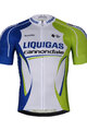BONAVELO Cycling short sleeve jersey - LIQUIGAS CANNONDALE - blue/green/white