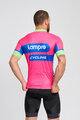 BONAVELO Cycling short sleeve jersey - LAMPRE - pink/blue