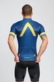 BONAVELO Cycling short sleeve jersey - AQUA BLUE - blue/gold