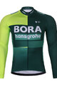 BONAVELO Cycling winter long sleeve jersey - BORA 2024 WINTER - green