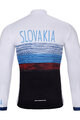 BONAVELO Cycling thermal jacket - SLOVAKIA WINTER - white/multicolour