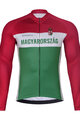 BONAVELO Cycling winter long sleeve jersey - HUNGARY WINTER - red/green