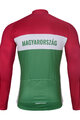 BONAVELO Cycling thermal jacket - HUNGARY WINTER - red/green