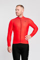 HOLOKOLO Cycling winter long sleeve jersey - STARLIGHT WINTER - red