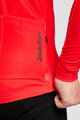 HOLOKOLO Cycling winter long sleeve jersey - STARLIGHT WINTER - red