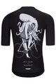 HOLOKOLO Cycling short sleeve jersey - OCTOPUS - black/white