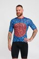 HOLOKOLO Cycling short sleeve jersey - TAMELESS - blue/red