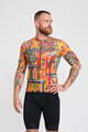 HOLOKOLO Cycling short sleeve jersey - WILDLY - yellow/multicolour