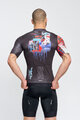 HOLOKOLO Cycling short sleeve jersey - SKETCH - black/red