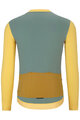 HOLOKOLO Cycling winter long sleeve jersey - SPECIAL - yellow/green