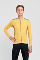 HOLOKOLO Cycling winter long sleeve jersey - SPECIAL - yellow/green