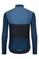 HOLOKOLO Cycling thermal jacket - STRIPES WINTER - blue