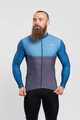 HOLOKOLO Cycling thermal jacket - STRIPES WINTER - blue