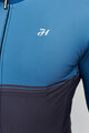 HOLOKOLO Cycling thermal jacket - STRIPES WINTER - blue