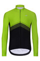 HOLOKOLO Cycling winter long sleeve jersey - ARROW II WINTER - yellow/black