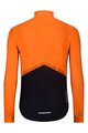 HOLOKOLO Cycling winter long sleeve jersey - ARROW II WINTER - orange/black