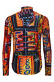 HOLOKOLO Cycling winter long sleeve jersey - WILDLY WINTER - yellow/multicolour