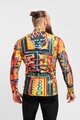 HOLOKOLO Cycling winter long sleeve jersey - WILDLY WINTER - yellow/multicolour