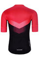 HOLOKOLO Cycling short sleeve jersey - ARROW II - red/black