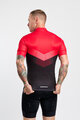 HOLOKOLO Cycling short sleeve jersey - ARROW II - red/black