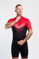 HOLOKOLO Cycling short sleeve jersey - ARROW II - red/black