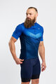 HOLOKOLO Cycling short sleeve jersey - ARROW II - blue