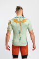 HOLOKOLO Cycling short sleeve jersey - DRAGON - light green