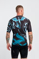 HOLOKOLO Cycling short sleeve jersey - DRAGON - blue/black