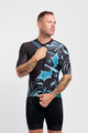 HOLOKOLO Cycling short sleeve jersey - DRAGON - blue/black