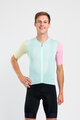 HOLOKOLO Cycling short sleeve jersey - PERFORMANCE - light green/multicolour