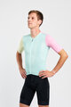 HOLOKOLO Cycling short sleeve jersey - PERFORMANCE - light green/multicolour