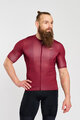 HOLOKOLO Cycling short sleeve jersey - EYELET - bordeaux