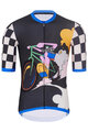 HOLOKOLO Cycling short sleeve jersey - RAPID - black/multicolour