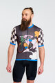 HOLOKOLO Cycling short sleeve jersey - RAPID - black/multicolour