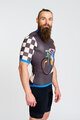 HOLOKOLO Cycling short sleeve jersey - RAPID - black/multicolour