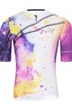 HOLOKOLO Cycling short sleeve jersey - SPLASH - grey/purple