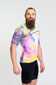 HOLOKOLO Cycling short sleeve jersey - SPLASH - grey/purple