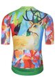 HOLOKOLO Cycling short sleeve jersey - DEER - green/multicolour