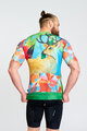 HOLOKOLO Cycling short sleeve jersey - DEER - green/multicolour