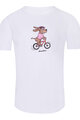 NU. BY HOLOKOLO Cycling short sleeve t-shirt - PEDAL POWER - white