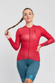 RIVANELLE BY HOLOKOLO Cycling summer long sleeve jersey - VICTORIOUS ELITE - red