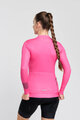 RIVANELLE BY HOLOKOLO Cycling summer long sleeve jersey - VICTORIOUS ELITE - pink