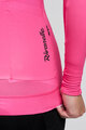 RIVANELLE BY HOLOKOLO Cycling summer long sleeve jersey - VICTORIOUS ELITE - pink